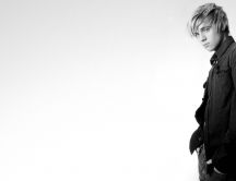 Jesse McCartney - black and white photo-shoot
