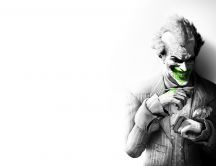Joker and his sarcastic smile HD wallpaper