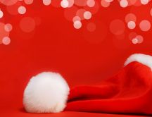 Santa's red cap HD wallpaper