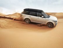 Land Rover in the desert - new car in 2013