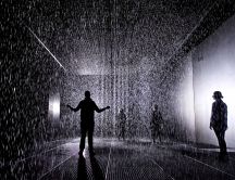 Rain in a room - HD wallpaper