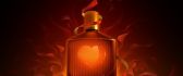 Love potion in a smoked bottle HD wallpaper