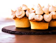 Delicious cupcakes - egg foam