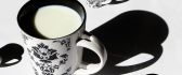 Perfect drink - a cup of hot milk