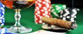Whiskey and cigar - perfect for poker
