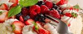 Strawberries and berries - refreshing summer cake