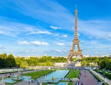 Beautiful symbol of France - The Eiffel Tower