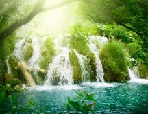Nature is a miracle - beautiful waterfall