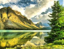 Amazing nature landscape - mirror water lake