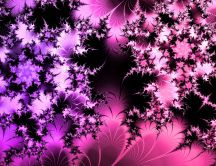Abstract colorful background - pink and purple leaves