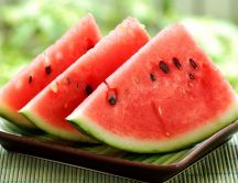 Summer fruit - delicious red watermelon
