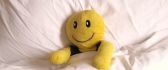 Yellow toy is going to sleep - good night