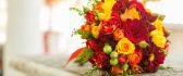 Bridal bouquet - beautiful colored flowers