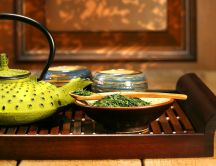 Delicious and healthy japanese green tea