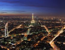 Beautiful landscape - Paris in the night