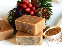 Christmas soft soap - rosehip flavors