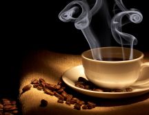 Delicious flavour of coffee - good morning