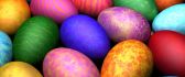 Beautiful painted eggs - Happy Easter holiday