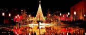 Magic Christmas lights - beautiful city in the night