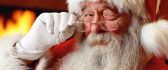 Old but funny Santa Claus - magic Christmas night
