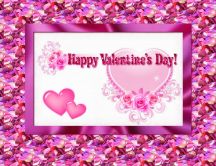 Pink Valentines Day - rose petals wallpapers
