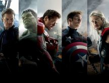 The Avengers Team Wide Wallpaper
