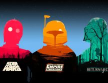 Original Star Wars movie trilogy HD Wallpaper