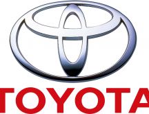 Toyota logo on white background
