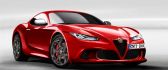 New Alfa Romeo 6C  - Beautiful red car