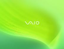 Cool green Sony Vaio wallpaper - Brand image