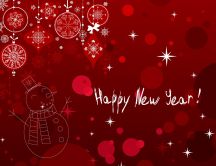 Happy New Year 2016 - Red funny wallpaper
