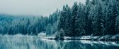 Cold mountain lake - HD winter wallpaper