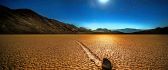 Warm days in the desert - golden earth