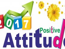 Think positive in the new year 2017 - HD wallpaper