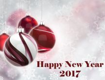 Red and silver accessories - Happy New Year 2017