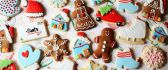 Funny shapes of cookies for Christmas winter Holiday