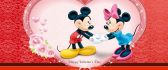 Mickey Mouse and Minnie - Happy Valentines Day