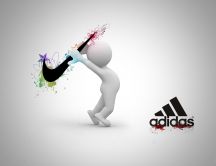 Nike versus Adidas - Funny fight between sport brands
