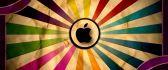 Colorful rainbow for Apple logo - HD creative wallpaper