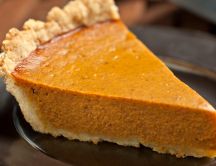Autumn fruits and delicious pumpkin pie - HD food wallpaper
