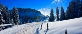 Sunny winter day on the mountain - HD wallpaper