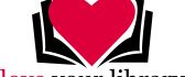 Love your library - The heart is inside the books