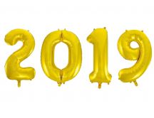 2019 made form flying ballons - Happy New Year