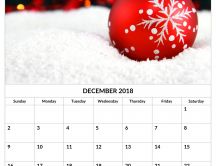Christmas time  - December 2019 Calendar