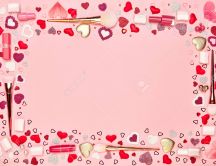 Be beautiful on February 14th - Love makeup Valentines Day