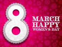 8 March - Happy Woman's Day - Perfect party time