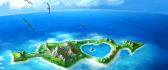 Cupidon hearts Island - Romantic place on the world