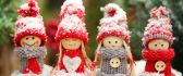 Sweet four little handmade toys - Clothes red and grey