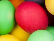 Colorful eggs for Easter Holiday 2022