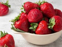 Spring fruits - delicious strawberry